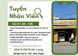 Xôi Làng Nghề Tuyển Nhân Viên nhiều năng lượng
