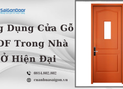Ứng Dụng Cửa Gỗ HDF Trong Nhà Ở Hiện Đại