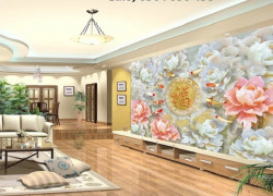 Tranh gạch 3d trang trí phòng khách đẹp - XC433