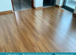 Sàn nhựa giả gỗ màu nâu – Kiến tạo không gian