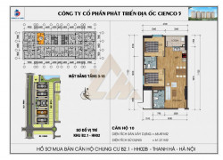 Bán căn hộ tầng 10, tòa B,  khu 5 tòa mới, Chung cư Thanh Hà.