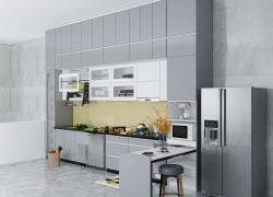 Tủ Bếp An Cường Phủ Acrylic Kịch Trần