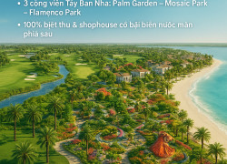 Sale Shophouse Pk Đảo thiên đường một bước ra biển, một tầm nhìn sân golf