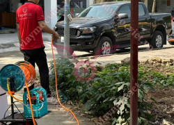 Máy phun thuốc đẩy tay ắc quy Turbo TBA60 giá rẻ