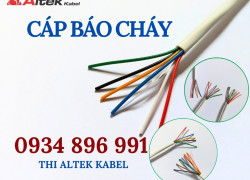 Cáp báo cháy Altek Kabel – Không chống nhiễu, 4/6/8 lõi 0.22mm²
