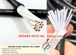 ​​​​​​​Cáp điều khiển Sangjin 10C 0.75mm² – Có sẵn TP.HCM