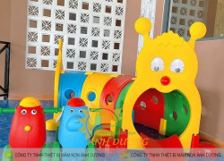 Hang chui mầm non, cung chui mầm non, thú ném vòng mầm non