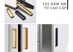 Tay nắm âm tủ cao cấp NK462T | Zalo 0901 196 224