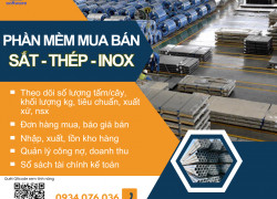 Phần Mềm Quản Lý Kho Mua Bán Sắt Thép Xây Dựng