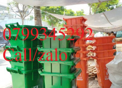 0799345292 Bán Thùng Rác dung tích 240 lít có bánh xe tại Đà Nẵng