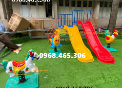 Cầu trượt trẻ em mầm non, cầu trượt trẻ em giá rẻ