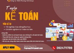 TUYỂN DỤNG KẾ TOÁN LÀM VIỆC TẠI ĐÀ NẴNG