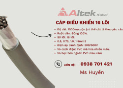 Cáp điều khiển 16 lõi ALTEK KABEL