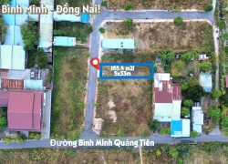 Bán lô đất gần chợ Trà Cổ - giá 1,35 tỷ 165m2, xã Bình Minh, Đồng Nai