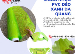 PVC Dẻo 3D màu Xanh Neon – Giải  Pháp Cho Rèm, Túi Xách, / giá tốt tại cần thơ