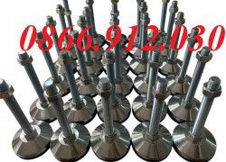 Chân tăng chỉnh đế cao su D80 M16xL150(mm) giải pháp cân bằng máy móc hiệu quả