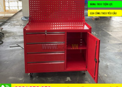 Tủ Dụng Cụ Cơ Khí Đa Năng 6 Ngăn (4 Ngăn Kéo + 1 Khoang Đôi)