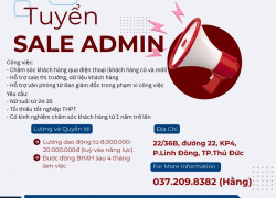 Tuyển Dụng Nữ Nhân Viên Sale Văn Phòng