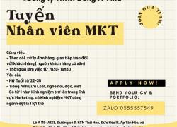 Công ty TNHH Đông Á Vina cần tuyển 02 Nhân Viên Marketing (Ngành Dệt )