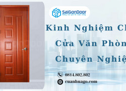 Kinh Nghiệm Chọn Cửa Cho Văn Phòng Chuyên Nghiệp