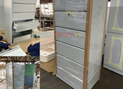 Tủ đựng đồ nghề vật tư 6 ngăn kéo KT: W700xD500xH1550mm
