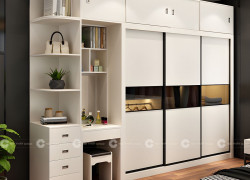Tủ Áo Gỗ Công Nghiệp MDF Cánh Lùa Cao Cấp | Nội Thất CaCo