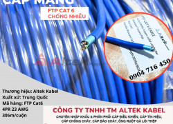 Cáp mạng chống nhiễu CAT6 FTP Altek Kabel