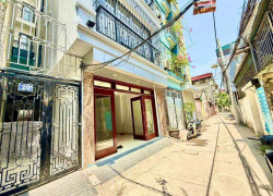 nhà đẹp lô góc Hồng Tiến, 45m x 5 tầng, mặt tiền 4.5m, gara ôtô, phân lô bàn cờ, ôtô chạy vòng quanh