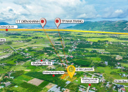 GIẢM GIÁ CỰC SỐC! ĐẤT THỔ CƯ, MẶT TIỀN ĐƯỜNG TẠI SUỐI TIÊN - DIÊN KHÁNH. GIẢM CHỈ CÒN 1,450TỶ