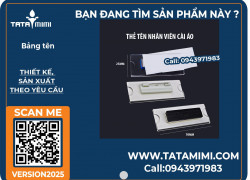 Bảng Tên Chức Danh Mica Để Bàn