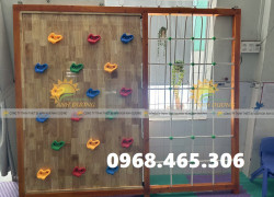 Thang leo gỗ mầm non, thang leo gỗ trẻ em