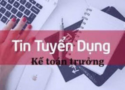 TUYỂN DỤNG NHÂN VIÊN KẾ TOÁN