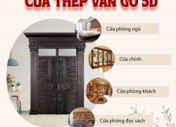 Cửa Thép 5D – Đẳng Cấp Sang Trọng, Bền Bỉ Với Thời Gian