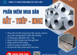 Phần mềm kinh doanh, gia công Sắt, Thép và Inox