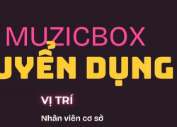 MUZIC BOX cơ sở Phan Xích Long tuyển 3 nam phục vụ làm theo ca
