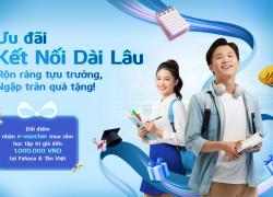 Ưu đãi mùa tựu trường - MobiFone tặng Voucher học tập đến 1 triệu đồng tại Tân việt & Fahasa