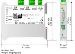 HD67521-422-A1: RS232/RS422/Modbus TCP-Converter