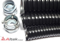 Ống ruột gà lõi thép + đầu nối