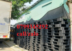 Bán pallet nhựa đen 1100x1100x120mm, hàng đẹp giá tốt Đà Nẵng 0799345292