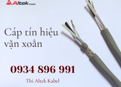 Cáp tín hiệu AWG vặn xoắn 2 lớp chống nhiễu Altek Kabel