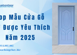 Top Mẫu Cửa Gỗ HDF Được Yêu Thích Năm 2025