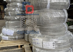 Dây điện bọc lưới inox, cáp điện bọc lưới thép, đan lưới ống thủy lực, sản xuất lưới đan inox, khớp nối mềm inox