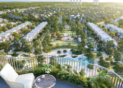 Căn hộ 3 PN Eco Retreat có vườn mây tầng trung toà S2 Sky Retreat, view biệt thự đảo