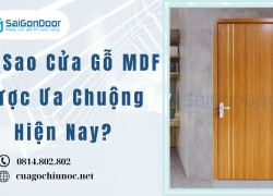 Tại Sao Cửa Gỗ MDF Được Ưa Chuộng Hiện Nay?