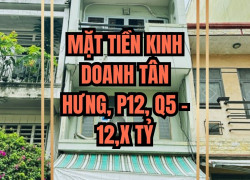 🌟 MẶT TIỀN KINH DOANH TÂN HƯNG, P12, Q5 – 12,X TỶ