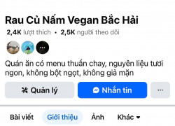NHÀ HÀNG CHAY RAU CỦ NẤM tuyển NV bếp làm fulltime