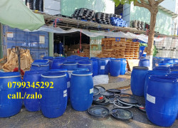 Thùng phuy nhựa cũ giá rẻ cho công ty, trang trại tại Huế – 0799345292