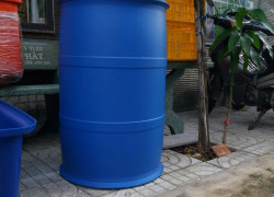 Cung cấp phuy nhựa 50 lít - phuy nhựa đựng hoá chất - Hoài Thanh 0913 819 238