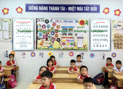 Bảng chữ cái trường học giá rẻ