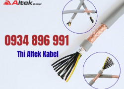 Cáp điều khiển, cáp tín hiệu 12×0.75mm2 có lưới chống nhiễu Altek Kabel